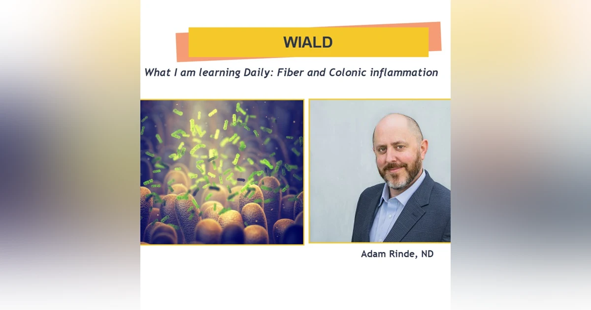 WIALD : Fiber and colonic inflammation