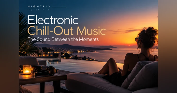 image for Electronic Chillout Music:  The Sound Between the Moments