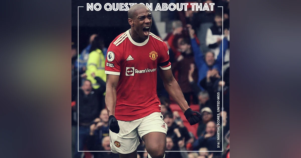 Martial scores, United miss