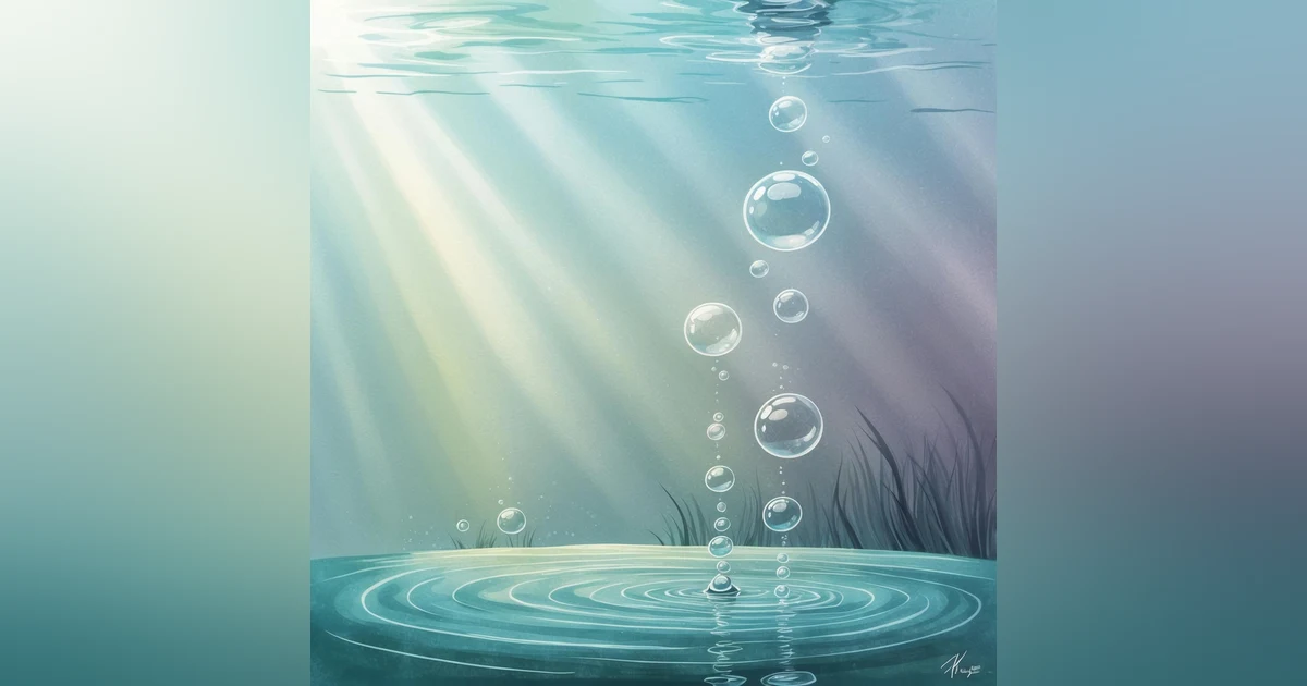 Underwater REAL Bubble Sounds - Water Bubbles - Underwater Sounds Ambience Relax White Noise 8HOURS