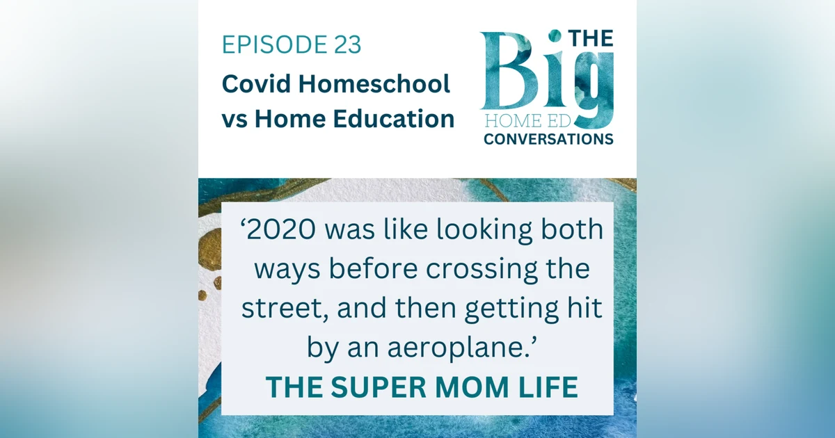 Covid Homeschool vs Home Education