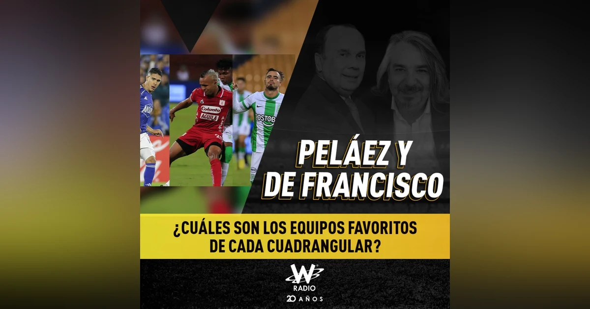 ¿Cuáles son los equipos favoritos de cada cuadrangular?