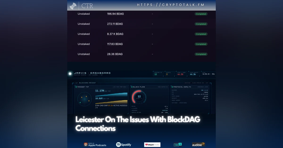Leicester On The Issues With #BlockDAG Connections (OOC) [COLORFUL LANGUAGE]