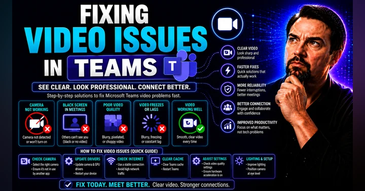 image for Fixing Video Issues in Teams: Step-by-Step Troubleshooting Guide
