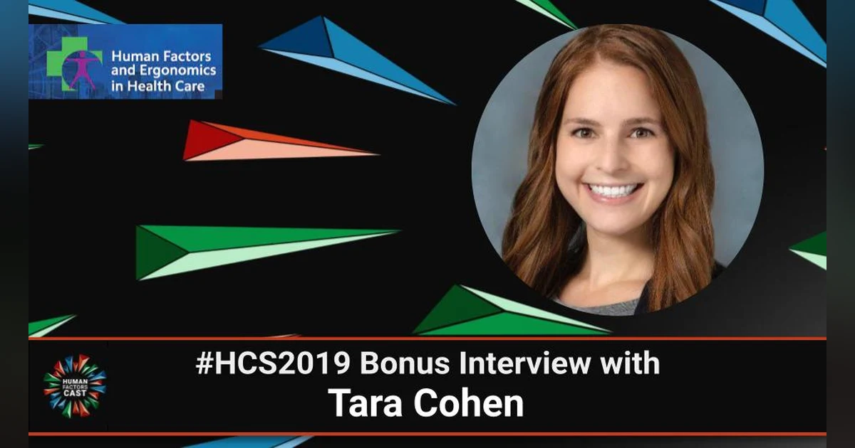 #HCS2019 Bonus Interview with Tara Cohen
