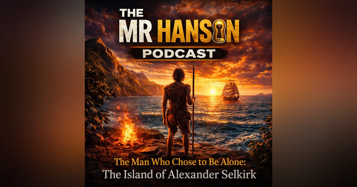 S E11: THE MR. HANSoN PODCAST "The Story of Alexander Selkirk" The Real Story Behind Robinson Crusoe