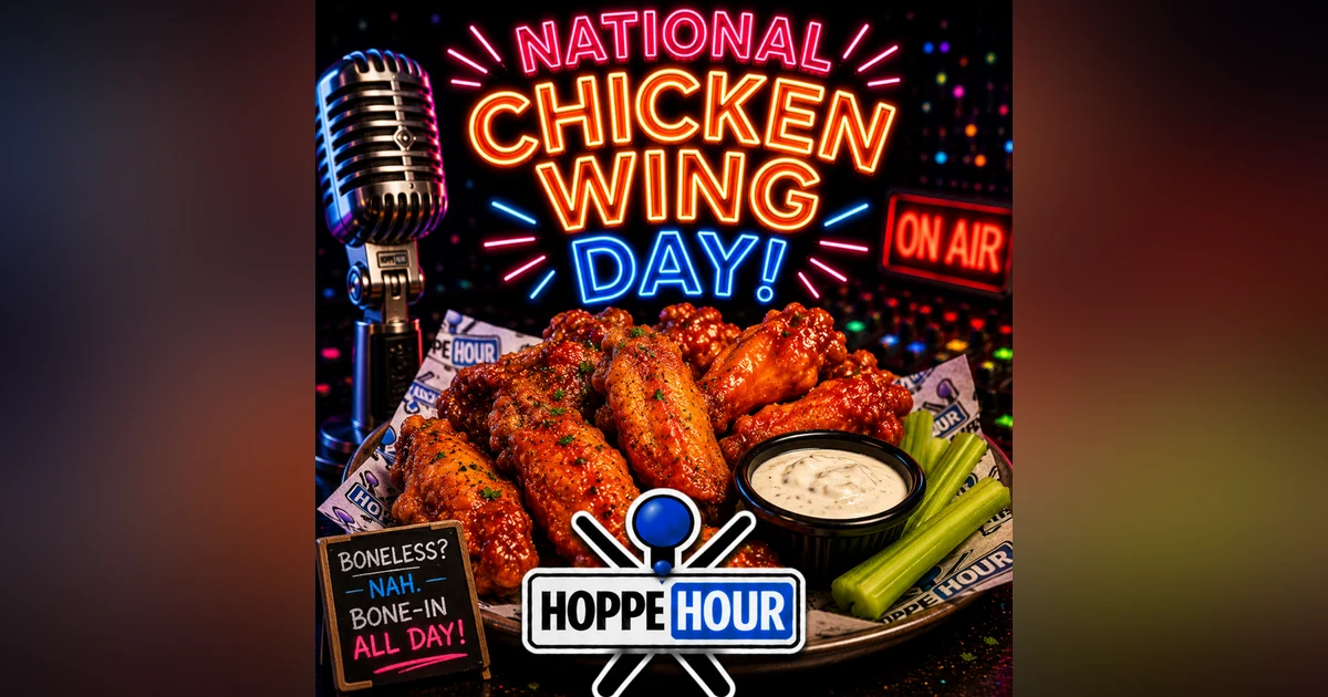 National Chicken WAAAANNGGG Day! (Hoppe Hour With Ryan Hoppe: 7.29.26)