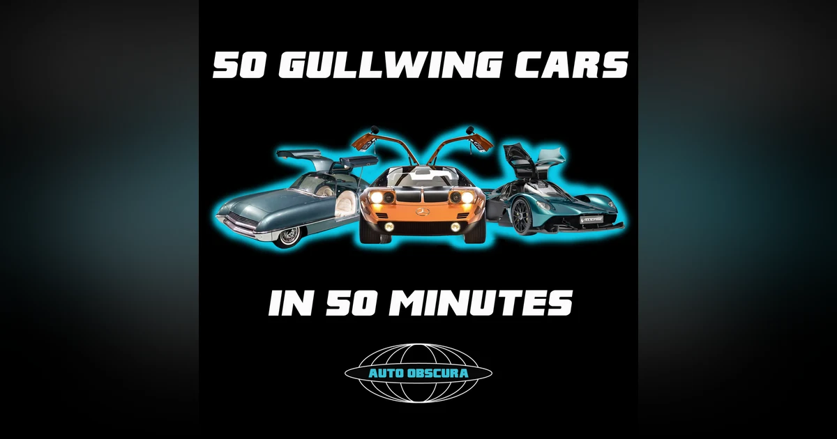 50 Gullwing Cars in 50 Minutes