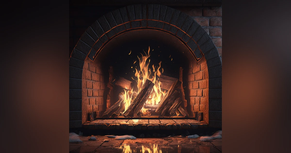Hearth and home relaxing sounds of a crackling fire