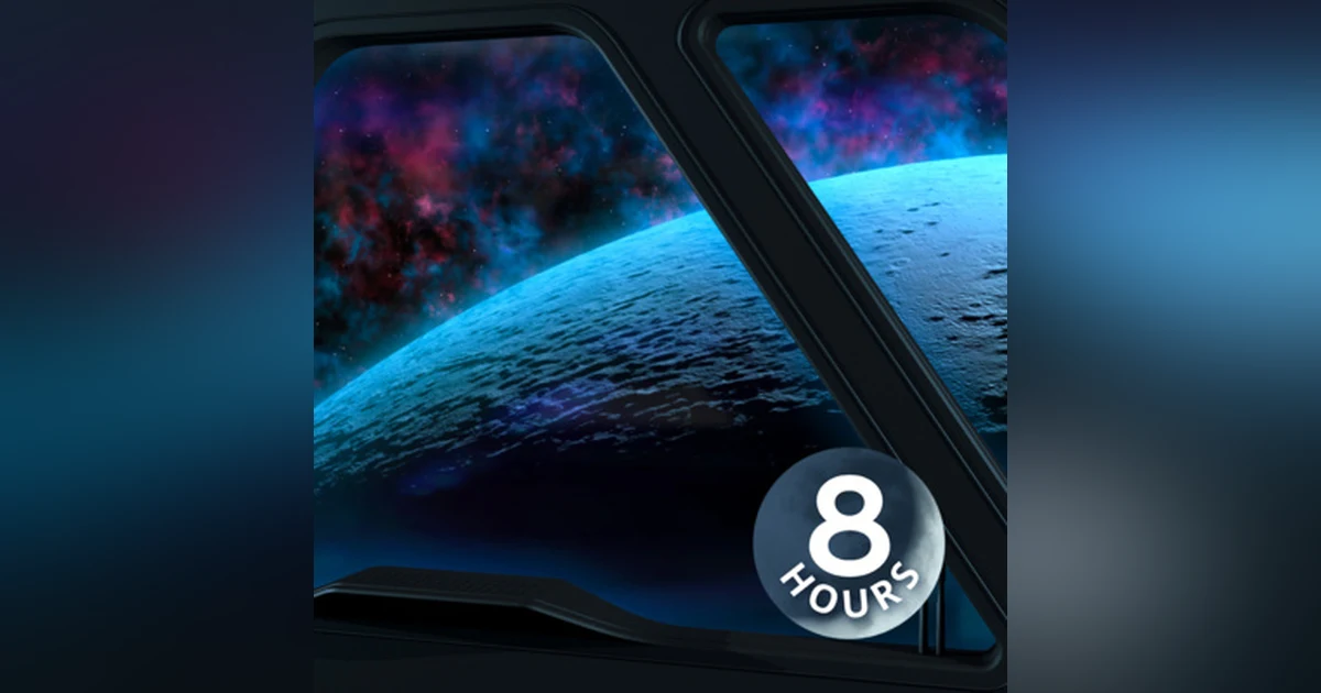 Space Sounds for Sleep or Studying 8 hours | White Noise Spaceship Ambience