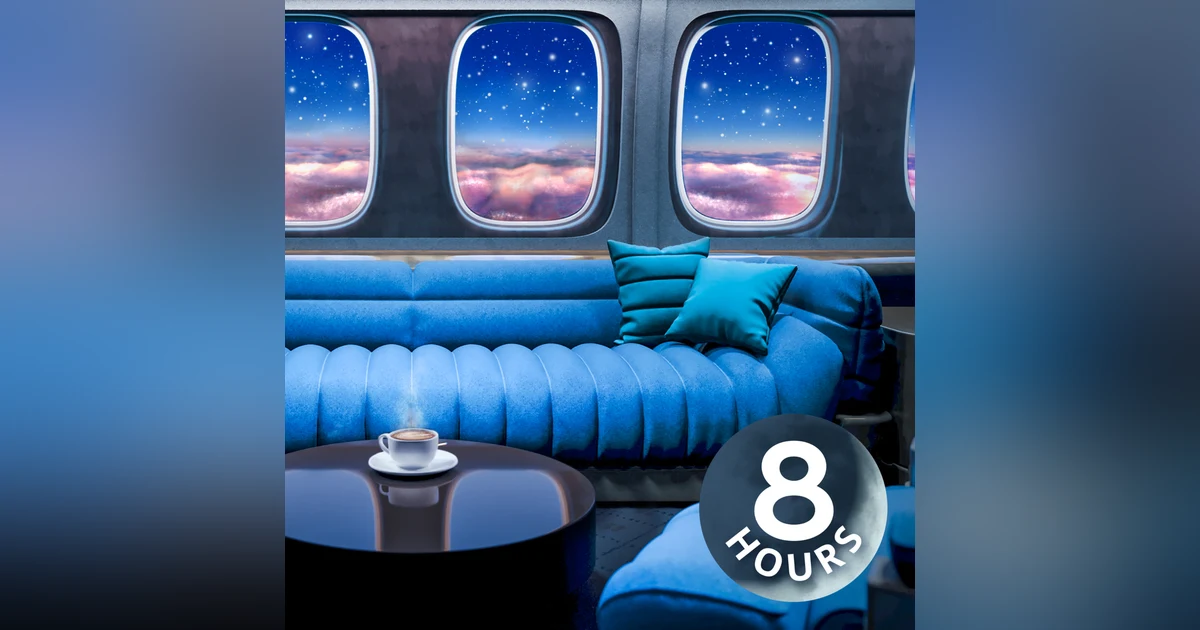 Luxury Private Jet Airplane Sounds for Sleeping | 8 Hours