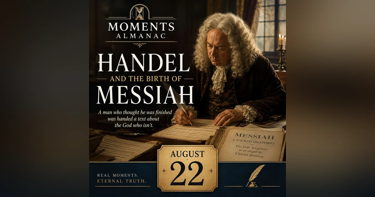 August 22 | Moments Almanac | Messiah