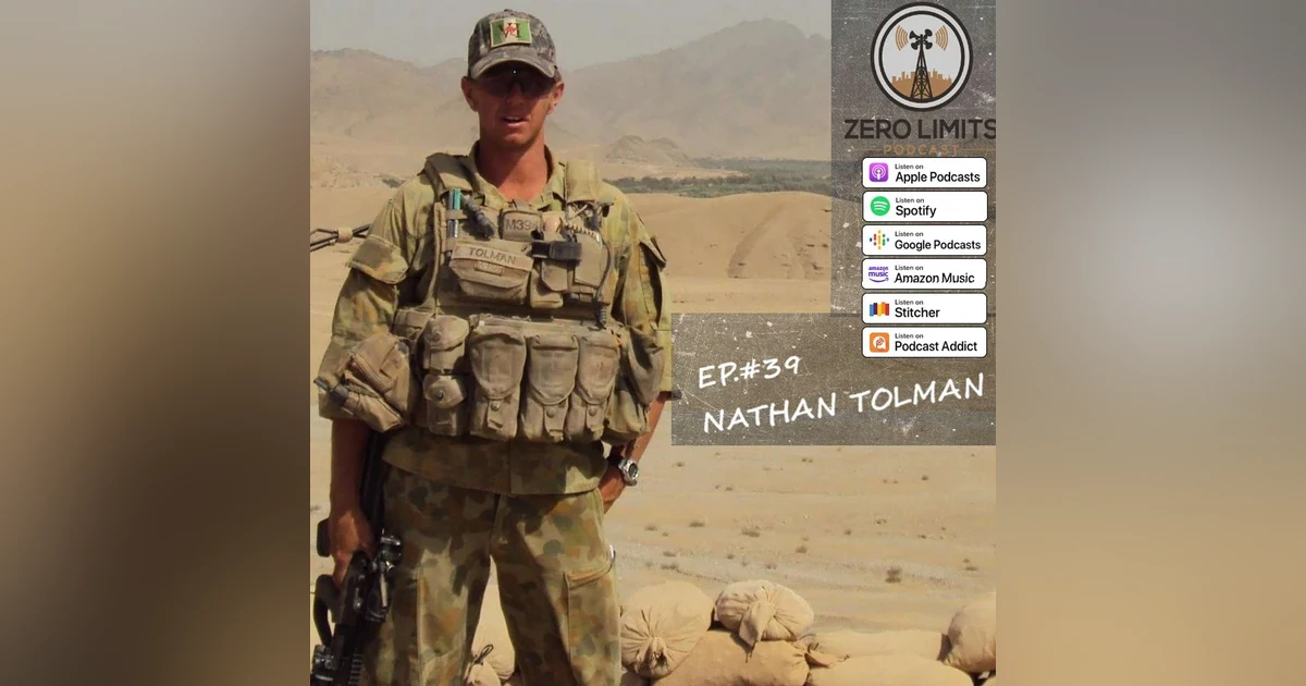 Ep. 39 Nathan Tolman former Australian Army Warrant Officer and Paratrooper/Infantryman - Battle of Derapet Afghanistan
