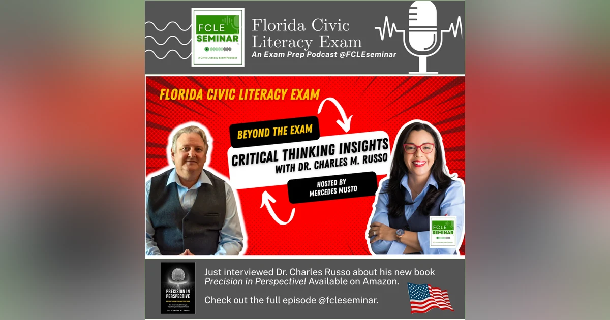 Beyond the Exam: Critical Thinking Insights w/ Dr. Charles M. Russo #civicliteracy #criticalthinking