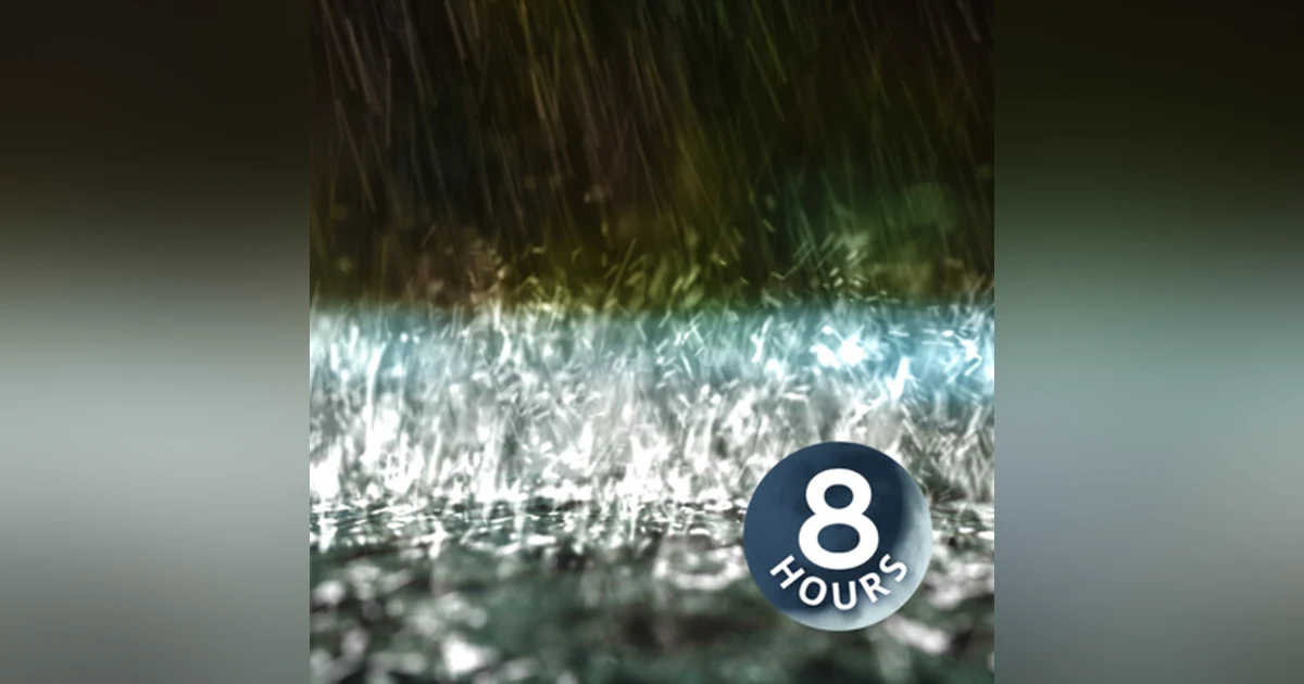 Rain Downpour on Tin Roof 8 Hours | White Noise Relaxation Sound for Sleep
