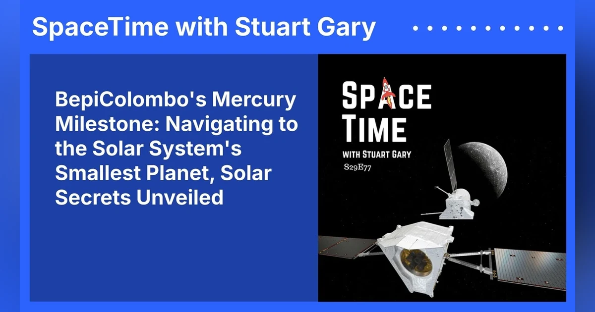 BepiColombo’s Mercury Milestone: Navigating to the Solar System’s Smallest Planet, Solar Secrets...