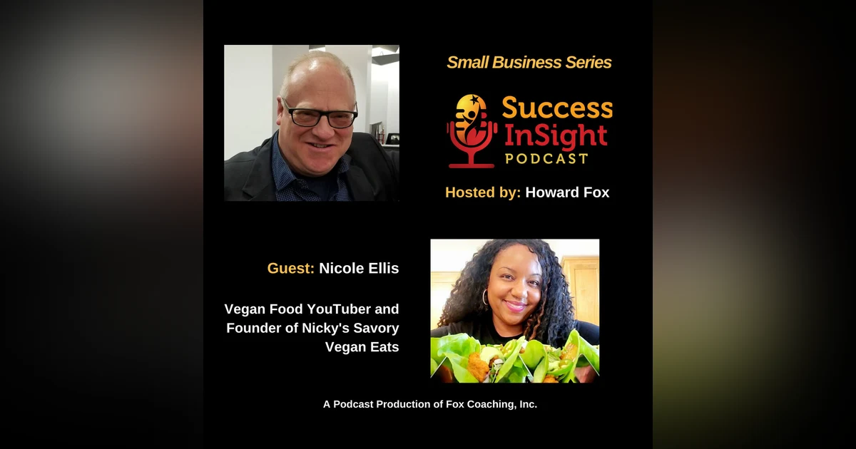 Nicole Ellis, Vegan Food YouTuber and Founder of Nicky's Savory Vegan Eats