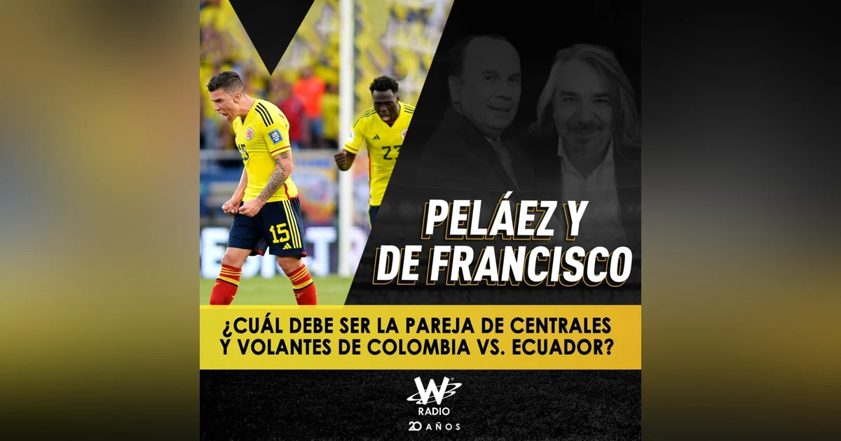 ¿Cuál debe ser la pareja de centrales y volantes de Colombia vs. Ecuador?