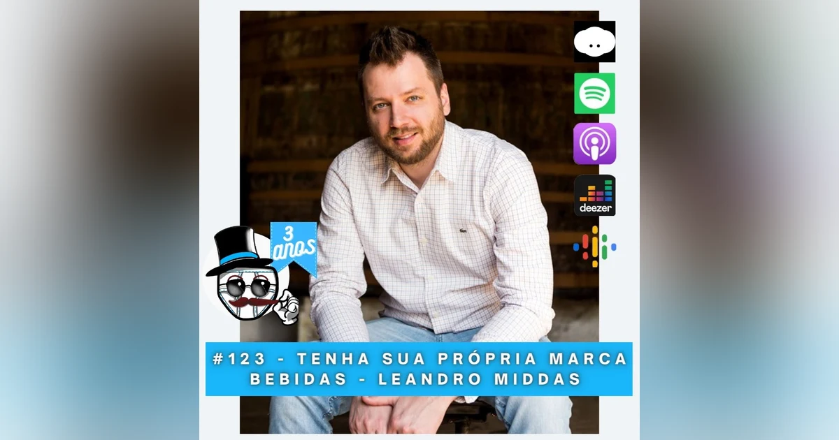 #123 – Tenha sua própria marca de bebidas – Leandro Middas