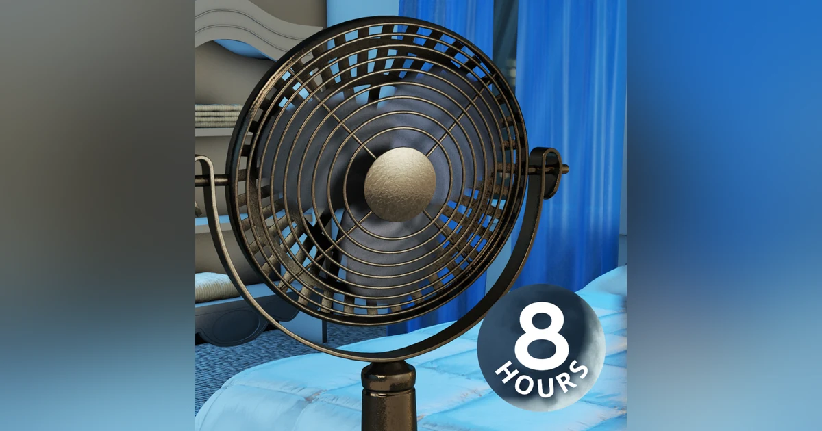 Fan Sounds for Sleeping I White Noise 8 Hours