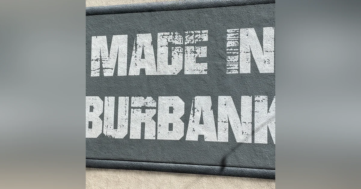 Into Burbank we go