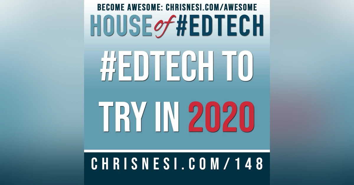 #EdTech to Try in 2020 - HoET148