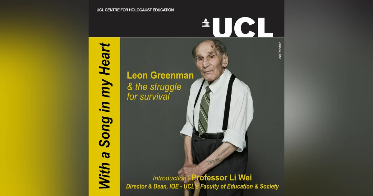 With a Song in My Heart - Leon Greenman | Introduction - Prof Li Wei