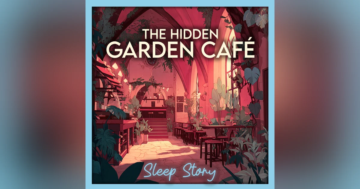 The Hidden Garden Café 🌿☕ A Cozy Bedtime Story for Adults to Fall Asleep Fast | Deep Sleep Story