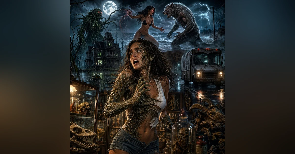 Summer Horror Stories: 4 Scary Tales of Werewolves, Backwoods Monsters, Haunted Roads, and Cryptid Nightmares