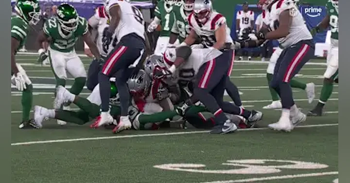 image for Rhamondre Stevenson Fumble Troubles: Is the Patriots' Lead Back Losing His Job?