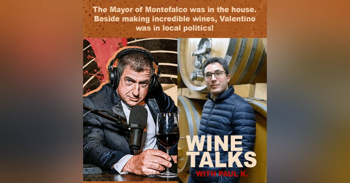 The Mayor of Montefalco was in the house. Beside making incredible wines, Valentino was in local politics!