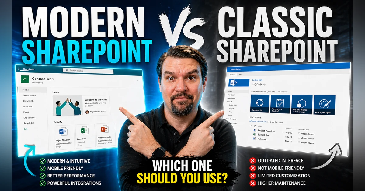 Modern vs Classic SharePoint: Understanding the Essential Differences