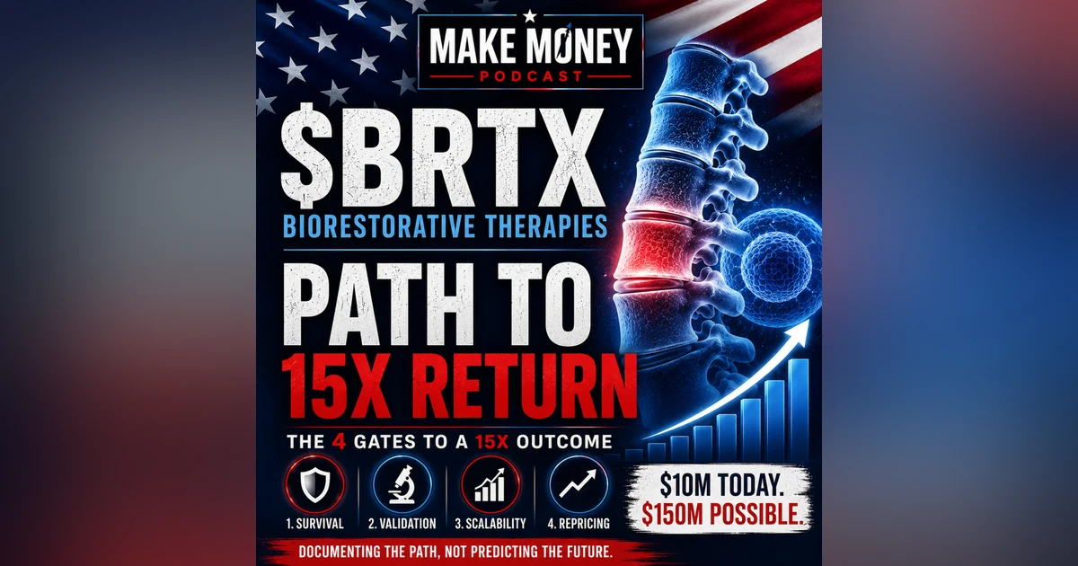 BioRestorative Therapies Inc ($BRTX): A Path to 15× Return