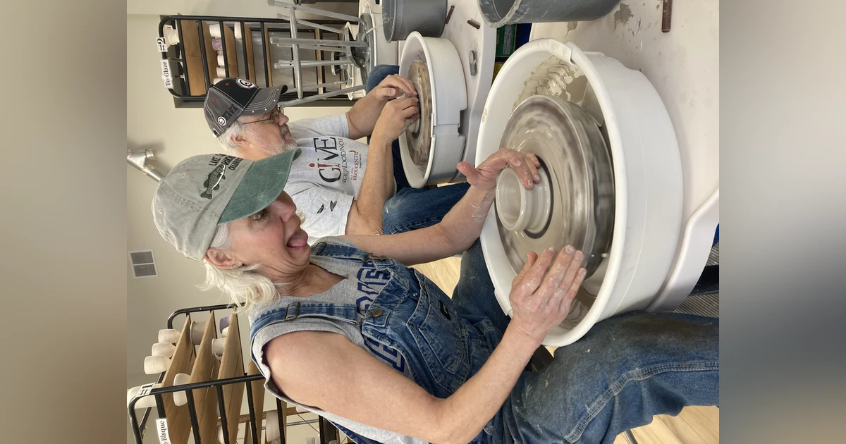 S4 E9  Wet Your Hands & Push Right Here at THREE RAVENS POTTERY