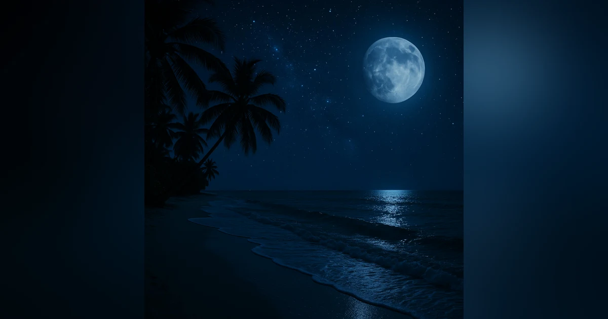 8 Hours Ocean Waves at Night for Deep Sleep | Calming Sounds of the Sea