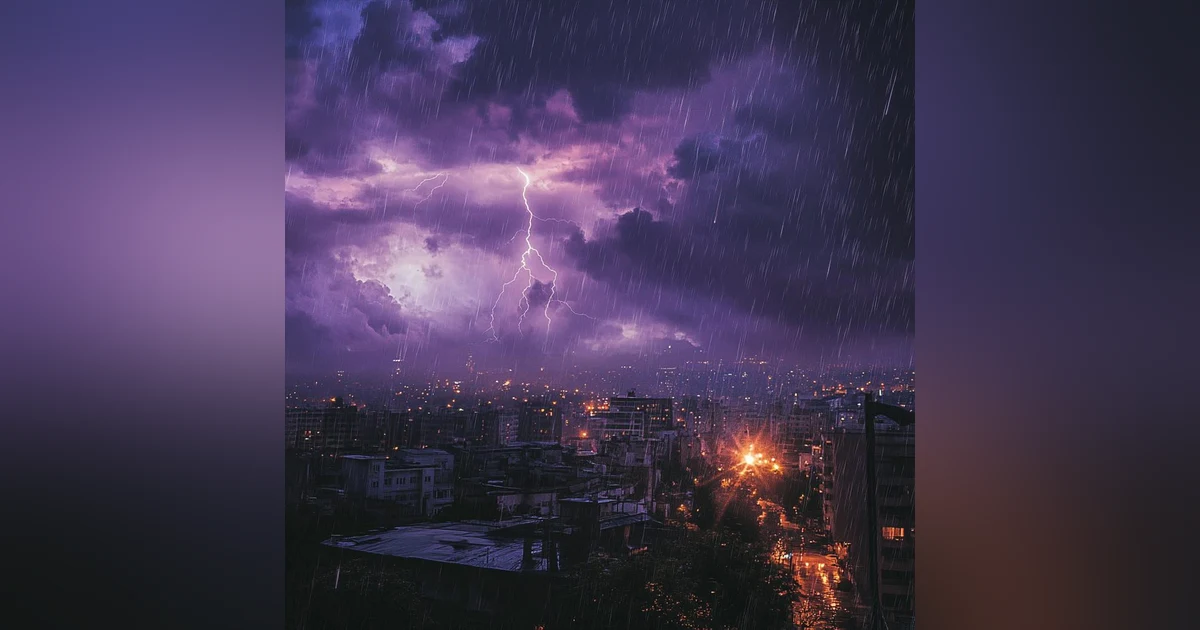 Rainy Night Thunderstorm – Calming Storm Sounds for Sleep