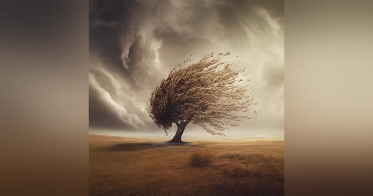 Intense Wind Storm Sounds | Powerful Nature Ambience for Sleep, Relaxation, and Meditation