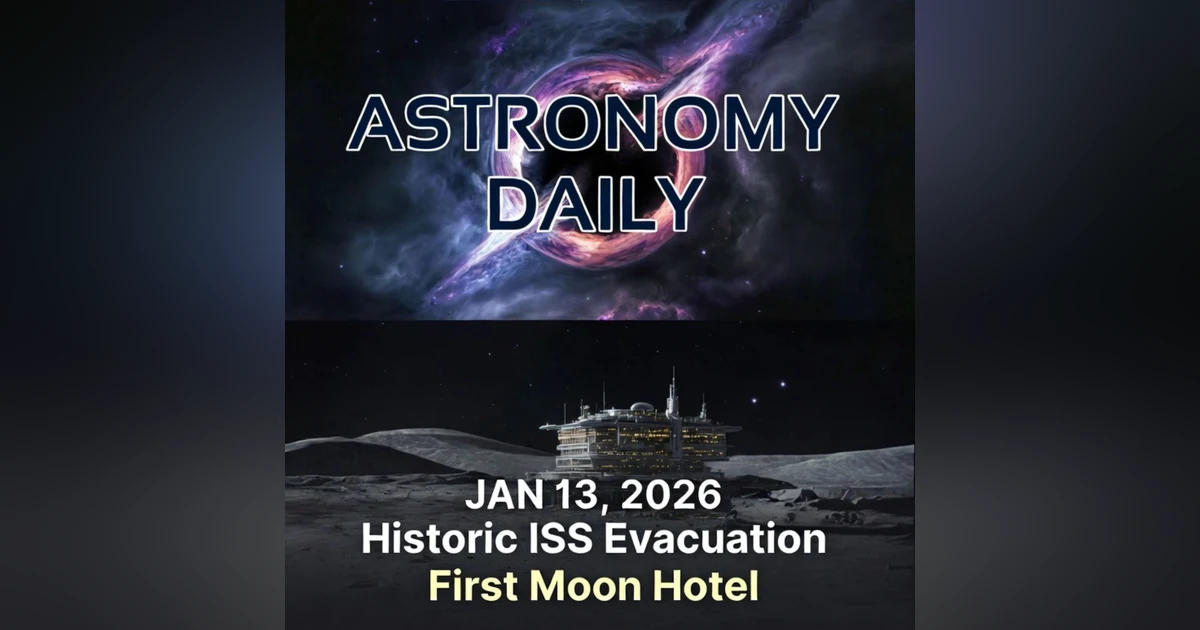 Medical Evacuation from the ISS | Wobbling Black Hole Jets | Lunar Hotel Reservations: Your Daily Space Update