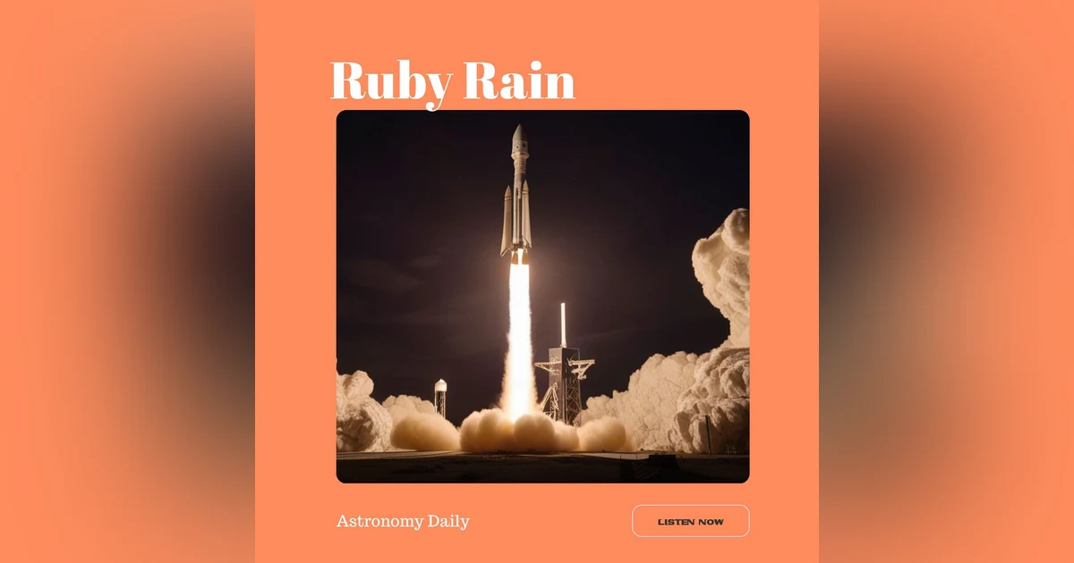 Rockets Across Continents, A Black Hole's Jet Unveiled, and Rain of Rubies on Distant World