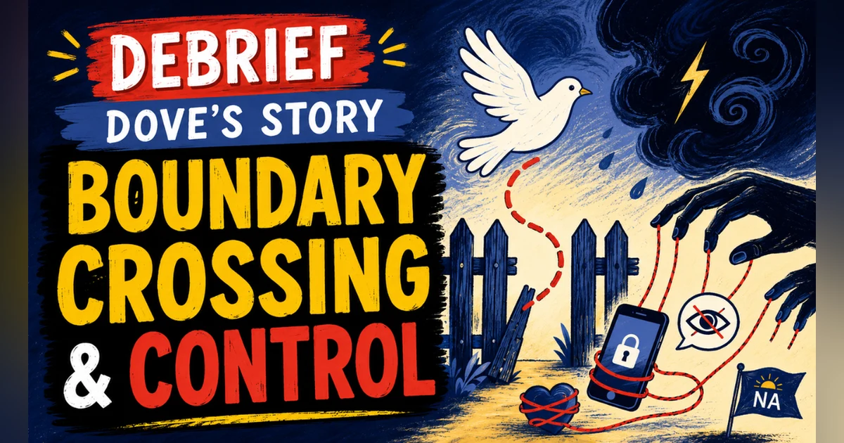 Debrief | Boundary Crossing, Jealous Control, & Blame in Dove’s Story