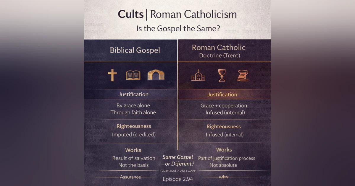 Cults | Is the Roman Catholic Gospel the Biblical Gospel?