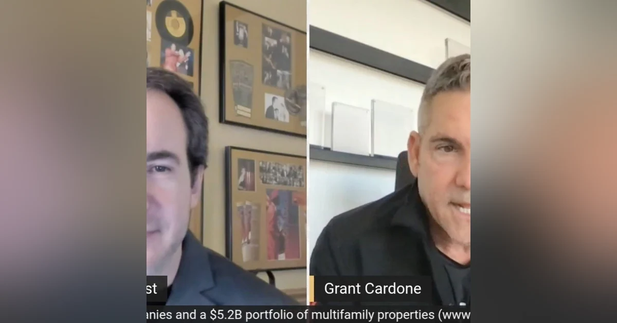 Grant Cardone, author 10X Rule, international speaker, 4B CEO Cardone Enterprises,