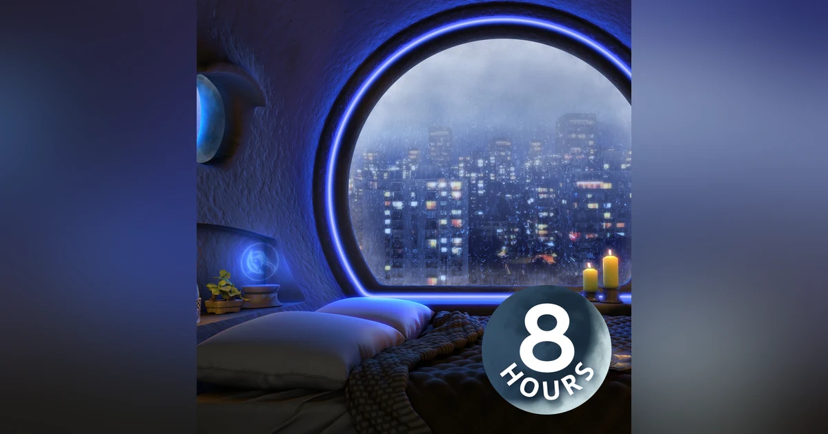 Sleep with Rain & Cozy Fireplace Sounds 8 Hours | Rainy Night at Luxury Hotel
