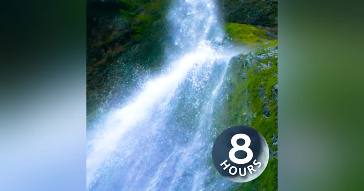 Waterfall Sound for Sleeping, Relaxation, Stress Relief | White Noise 8 Hours