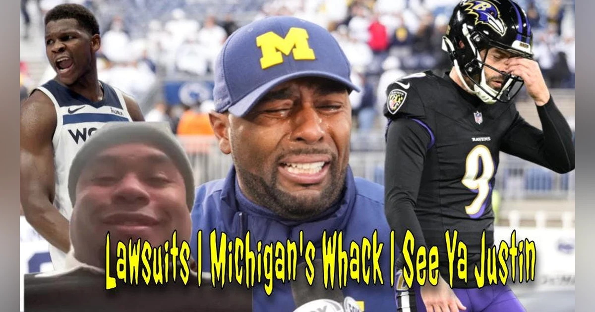 $100M NFL Lawsuit, Michigan's Weak Suspension, & Peace Out Justin Tucker