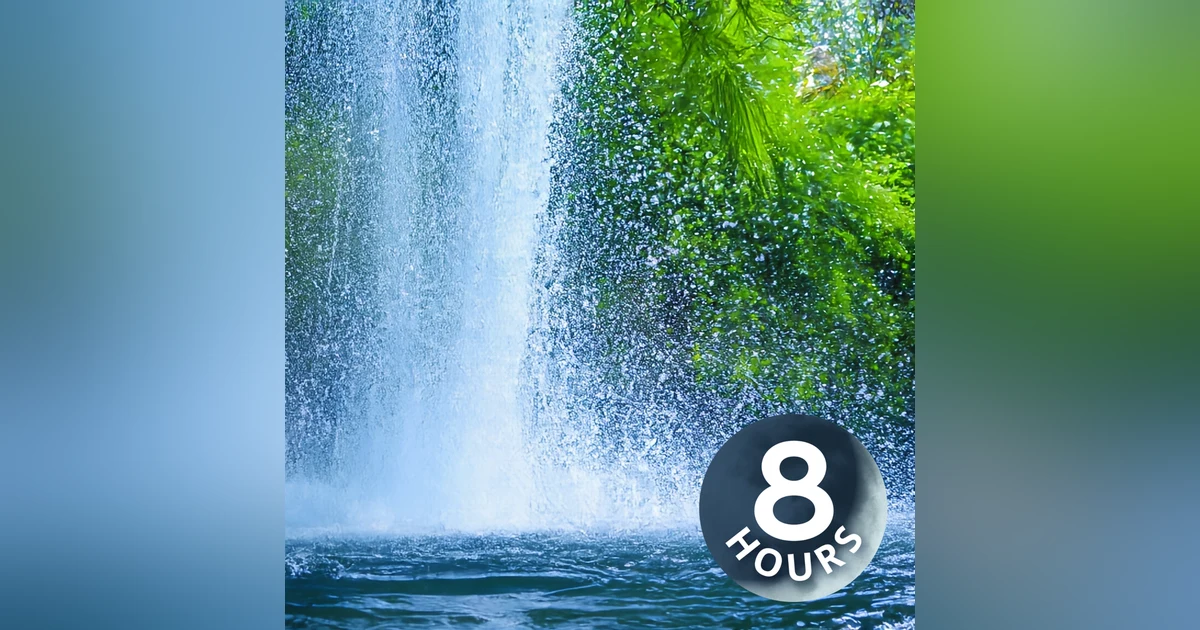 Waterfall White Noise Sounds for Sleeping, Relaxation, and Peace! | 8 Hour