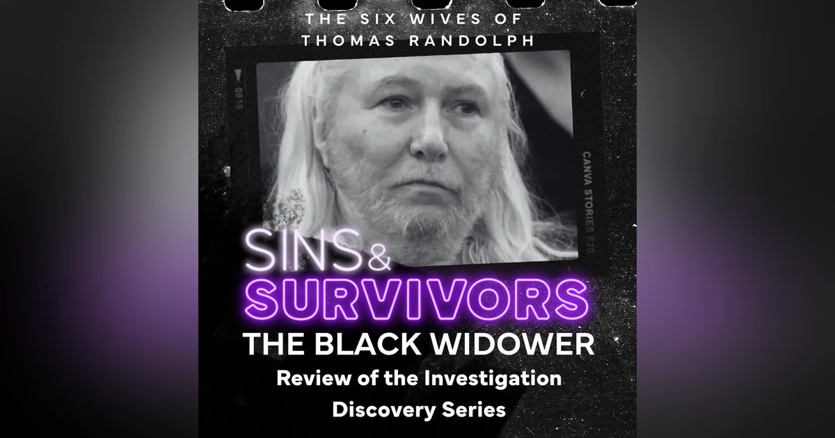 Tom Randolph - the Black Widower - Discussion of Investigation Discovery Series (Bonus)