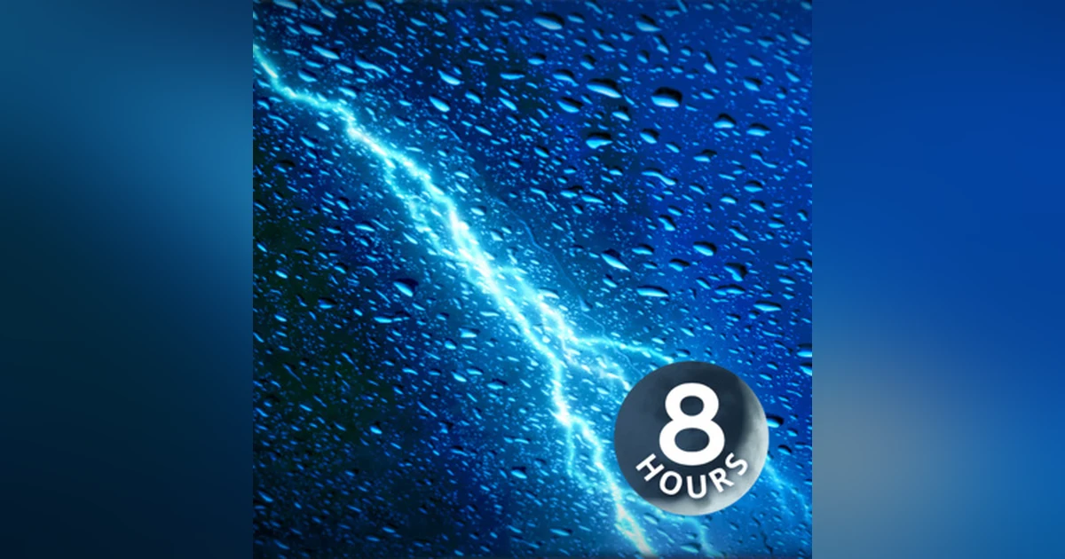 Rain Sounds on Window with Thunder for Studying, Sleeping, Focus | White Noise 8 Hours