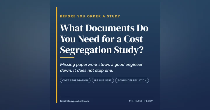 image for What Documents Do You Need for a Cost Segregation Study?