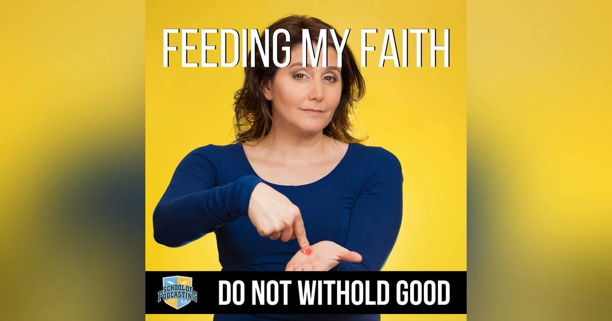 Do not withhold good from those to whom it is due